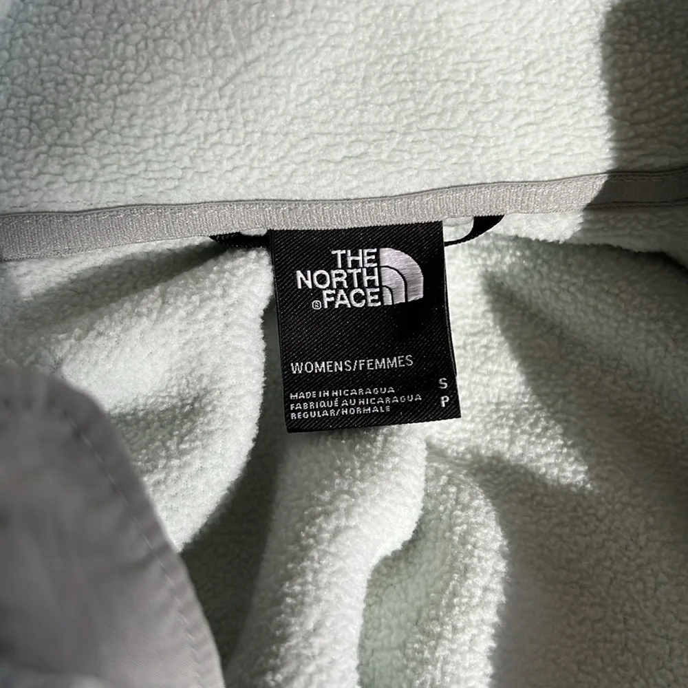 The North Face Denali Women’s Fleece Full Zip Jacket Coat Minty Green Size M - Picture 5 of 10